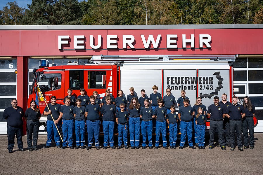 Gruppenfoto Jugendfeuerwehr Ost