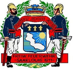 Le blason historique des Pompiers Volontaires de Sarrelouis